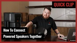 Quick Clip: How to connect or daisy chain powered speakers? (Pro Acoustics Tech Talk Ep. 55)