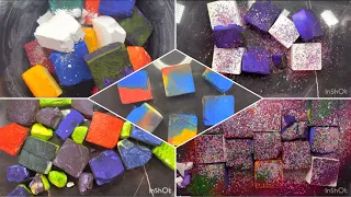 50+ dusty dyed BSN gymchalk blocks || Full Block Crushes || Flakey Blocks of @asmrcloud