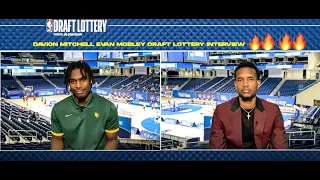 2021 NBA Draft Lottery Davion Mitchell & Evan Mobley Draft Interviews & Draft Lottery Preview