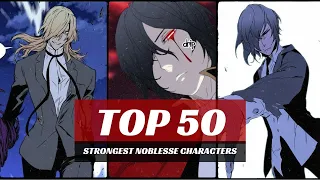 Top 50 Strongest Noblesse Characters 2024 (MANHWA) [Series Finale]