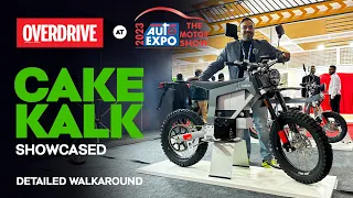 Cake Kalk :work - a premium EV dirt bike that we want RN! | Auto Expo 2023
