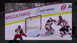 AWESOME PLAY HD    Jared Spurgeon taps puck to himself then smashes goal