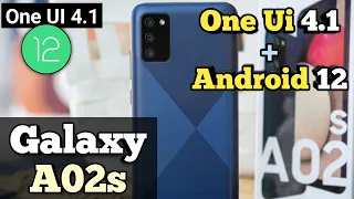 Galaxy A02s One Ui 4.1 & Android 12 Update || Samsung A02S New Update