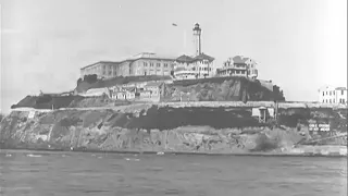 Alcatraz Island Prison Circa 1933 Footage