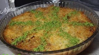 Türkische Süßspeise telkadayif mit Walnüssen- Cevizli telkadayif tarifi