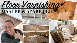 Floor Varnishing & Kitchen Delivery // Bedroom DIY pt. 4 + Spare Bed pt. 3 // Creating Home