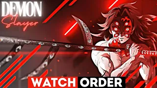 How to Watch Demon Slayer: Kimetsu no Yaiba - Watch Order Explain