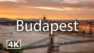 Budapest 4K | City tour with Calm Music