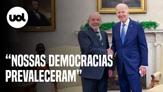 Biden e Lula se reúnem na Casa Branca: ‘Nossas democracias prevaleceram’, diz americano