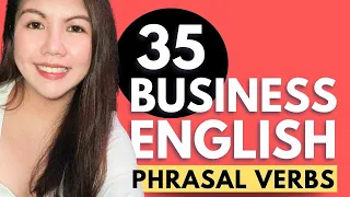 35 Business ENGLISH Phrasal Verbs #learnenglish #english #englishspeaking #englishvocabulary