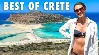 MOST BEAUTIFUL BEACH IN CRETE! 🇬🇷 BALOS BEACH & RETHYMNO