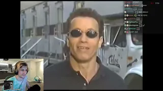 xQc Reacts to GIGACHAD Arnold Schwarzenegger