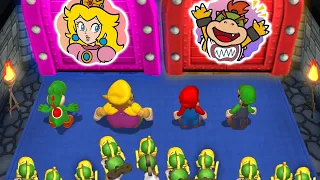 Wario plays Mario Party 9 Minigames | MARIO vs YOSHI vs KAMEK vs WARIO (Difficulty Master)