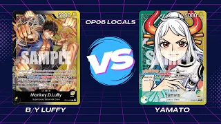 ST13 BY Luffy vs GY Yamato | One Piece TCG | OP06 Locals Gameplay