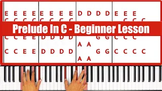 Prelude In C Piano - How to Play Bach Prelude In C Piano Tutorial!