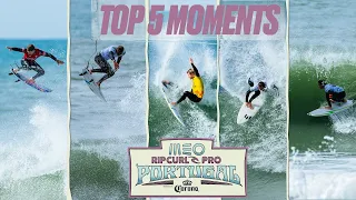 Top 5 Moments From Day 1 Of MEO Rip Curl Pro Portugal Presented by Corona 2024