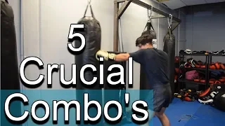 5 MUST KNOW Boxing Combos For Beginners (2018)