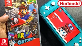 Super Mario Odyssey | Unboxing and Gameplay | Nintendo Switch Lite