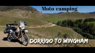 Dorrigo to Wingham- Motorbike Camping-DR650