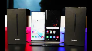 Samsung Galaxy Note 10 and Galaxy Note 10 Plus Dual Unboxing and Review // Really Close to Perfect!