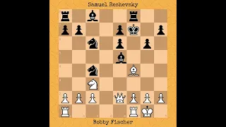 Bobby Fischer vs Samuel Reshevsky | United States Championship, 1958/59 #chess #chessgame