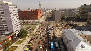 Around the Garden ring, Moscow, 15.6km by drone