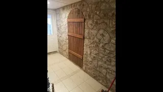 stone wall look DIY eazy