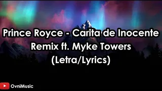 Prince Royce - Carita de Inocente Remix (Letra) ft. Myke Towers HD