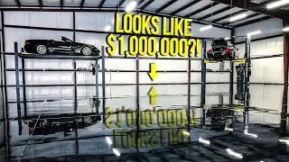 How To Turn Your Dirty Old Garage Into A MILLION DOLLAR SUPERCAR SHOWROOM (DREAM SHOP!)