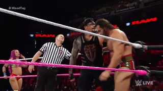 Roman Reigns & Sasha Banks vs. Rusev & Charlotte