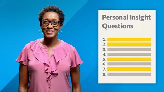 How to answer UC's Personal Insight Questions