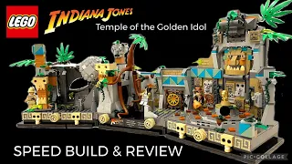 2023 LEGO Indiana Jones 77015 Temple of The Golden Idol SPEED BUILD & REVIEW!