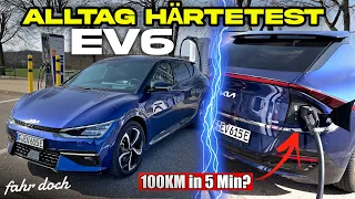 Wirklich so GUT, wie ALLE sagen? KIA EV6 77,4 kWh im ALLTAGS-HÄRTETEST | Fahr doch