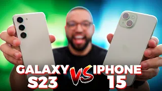 iPhone 15 vs Galaxy S23 | qual é o melhor SMARTPHONE NORMAL? Comparativo!