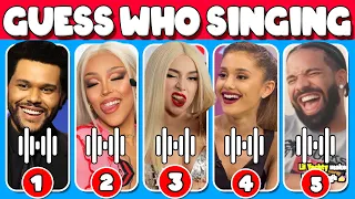 Guess The SINGER by Their SONG | Music Quiz 🎵, Drake, Dua Lipa, Doja Cat, Ariana Grande #2