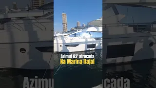 Azimut 83' atracada na Marina Itajaí SC #yacht #azimut83 #azimutyachts #subs #shorts