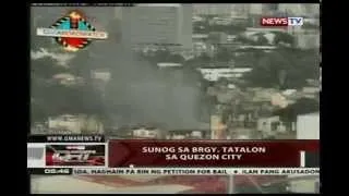 QRT: Sunog sa Brgy. Tatalon sa Quezon City