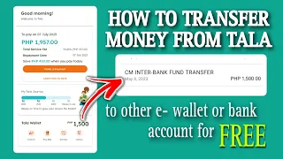 HOW TO TRANSFER MONEY FROM TALA TO OTHER E-WALLET OR BANK ACCOUNT | Lovelyn Enrique