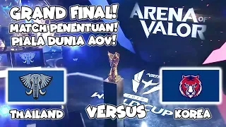 GRANDFINAL  AOV WORLD CUP LAST MATCH! Korea VS Thailand! Mental JUARA!