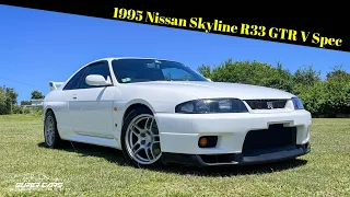 1995 Nissan Skyline R33 GTR V Spec - TEST DRIVE - Review en Español