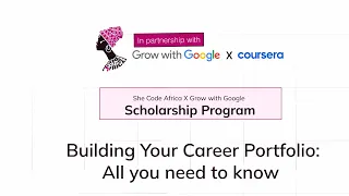 Career Growth Workshop - Building Your Career Portfolio: All You Need To Know