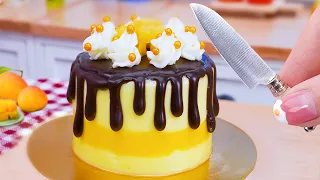 Fresh Miniature Mango and Chocolate Cake Decorating 🍫 Perfect 1000+ Miniature Ideas Mini Cakes