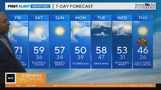 Meteorologist Tim Williams has your Friday morning forecast | November 17, 2023