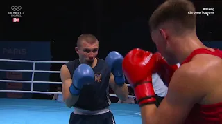 Lewis Richardson (GBR) vs Oleksandr Khyzhniak (UKR) - 🥊1/8 Box Euro Qualifiers Paris 2021.06