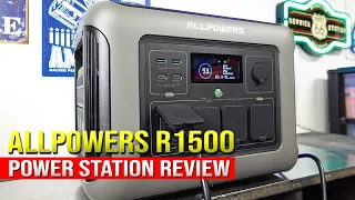 AllPowers R1500 Solar Generator Review (1152Wh Capacity, LiFeP04, 1800W, WIFI Bluetooth App)