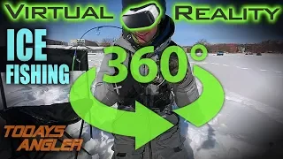 VIRTUAL REALITY  ICE FISHING!? - Todays Angler