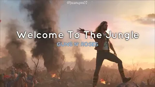 La canción de Thor y de Megamente | Welcome To The Jungle - GUNS N' ROSES #thorloveandthunder