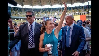 25,000 fans welcome back Simona Halep after Roland Garros win