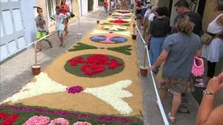 Alfombras de Flores Sitges - Fiesta de Corpus 2014