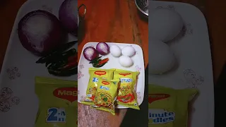 Maggi Fry Recipe! || How to make egg fried maggi|| Egg maggi fry #shorts #viralshorts #youtubeshorts